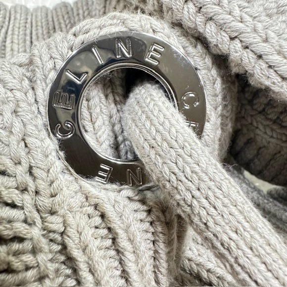 CELINE  Sweater Jacket High Neck Zipper🌸 - Picture 6 of 11